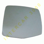 GLASS FOR DOOR MIRROR LEFT WITH HEATER CITROEN JUMPY 04-06