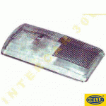 GLASS FOR HEAD LAMP RIGHT RECTANGULAR HELLA MERCEDES E-CLASS W123 76-84 