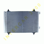 РАДИАТОР ЗА КЛИМАТИК 535x361 BENZIN+DIESEL С ТРЪБА ОТСТРАНИ (NISS.94758) CITROEN BERLINGO 08-12