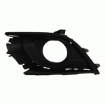 GRILL IN FRONT BUMPER LEFT WITH HOLE FOR FOG LAMP WITH CHROME MOULDING OPEL CORSA E 14-