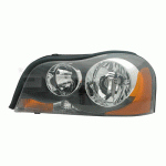HEAD LAMP LEFT ELECTRICAL WITH YELLOW INDICATOR H7/H7 -05/06 DEPO VOLVO XC 90 02-15