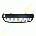 GRILL PLASTIC IN FRONT BUMPER MAT BLACK -11 MAZDA 2 08-15