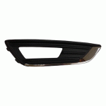 GRILL IN FRONT BUMPER RIGHT WITH HOLE FOR FOG LAMP WITH CHROME MOULDING FORD FOCUS 14-18