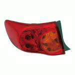 TAIL LAMP LEFT OUTER TOYOTA COROLLA 07-11