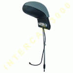 DOOR MIRROR RIGHT PRIMED MANUAL WITH CABLE AND INDICATOR AND SENSOR PEUGEOT 207 06-12