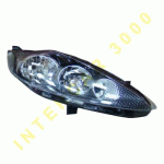 ФАР ДЕСЕН С ЧЕРЕН КОРПУС ЕЛЕКТРИЧЕСКИ С МОТОР H1/H7 OE FORD FIESTA 08-13 