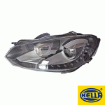 HEAD LAMP LEFT BI-XENON SCREW HELLA VW GOLF VI 08-13