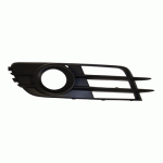 GRILL PLASTIC IN FRONT BUMPER WITH HOLES FOR FOG LAMPS BLACK LEFT AUDI A6 11-15