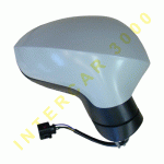 DOOR MIRROR RIGHT ELECTRICAL WITH HEATER PRIMED SEAT LEON 09-12