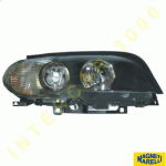 HEAD LAMP RIGHT BLACK XENON WITH WHITE INDICATOR MAGNETI MARELLI 03- BMW 3 series E46 COUPE/CABRIOLET 98-06