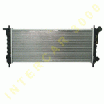 РАДИАТОР ВОДЕН 680x285x30 1.0i 12V(X10XE) 97- /1.2i 16V(X12XE)97- +A/C (NISS.63297) OPEL CORSA B 93-00 
