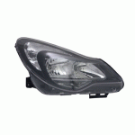 HEAD LAMP RIGHT ELECTRICAL WITH MOTOR SMOKED H7/H1 OPEL CORSA D 11-14