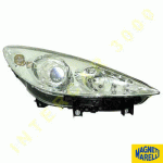 HEAD LAMP RIGHT ELECTRICAL H1/H7 MAGNETI MARELLI 05- PEUGEOT 307 01-08