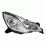 HEAD LAMP RIGHT ELECTRICAL WITH MOTOR BLACK (SILVER) H1/H7 (TYC) CITROEN DS3 10-13