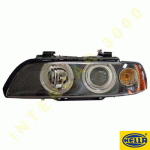 HEAD LAMP LEFT WITH YELLOW INDICATOR HELLA 00- BMW 5 series E39 96-03 