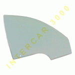 GLASS GREEN FOR FRONT RIGHT DOOR (SECOND HAND) SKODA OCTAVIA 04-08 