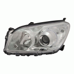 HEAD LAMP LEFT ELECTRICAL WITH MOTOR (WITH CHROME HOUSING) H11/HB3 TOYOTA RAV 4 09-11