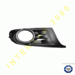 GRILL IN FRONT BUMPER RIGHT WITH HOLES FOR FOG LAMPS WITH CHROMED FRAME WITH TUV VW GOLF VI 08-13