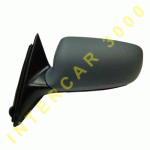 DOOR MIRROR LEFT ELECTRICAL PRIMED FOLDABLE WITH HEATER 5 DOORS 10 PIN 00- AUDI A3 96-03 