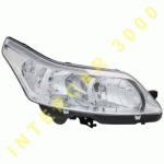 HEAD LAMP RIGHT ELECTRICAL WITH MOTOR H1/H7 07/2009- (TYC) CITROEN C4 08-11