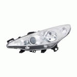 HEAD LAMP LEFT ELECTRICAL WITH MOTOR (WITH FOG LAMP) H1/H7/H7 PEUGEOT 207 06-12