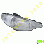 HEAD LAMP RIGHT VALEO PEUGEOT 206 98- 