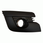 GRILL IN FRONT BUMPER RIGHT BLACK/CHROME (WITH HOLES FOR FOG LAMPS) PEUGEOT 3008 09-13