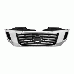 GRILL PLASTIC CHROMЕ/BLACK NISSAN P/U NP300 NAVARA 15-
