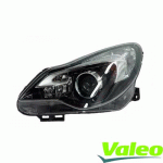 HEAD LAMP LEFT ELECTRICAL (SCREW) VALEO OPEL CORSA D 11-14