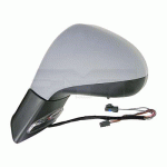 DOOR MIRROR LEFT ELECTRICAL WITH HEATER FOLDABLE AND INDICATOR PRIMED PEUGEOT 308 08-13