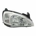 HEAD LAMP RIGHT ELECTRICAL VALEO TYPE H7/H7 -02 OPEL CORSA C 00-06 