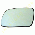 GLASS FOR DOOR MIRROR LEFT ELECTRICAL WITH HEATER BLUE PEUGEOT 407 04- 
