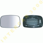 GLASS FOR DOOR MIRROR LEFT WITH HEATER 94- FORD FIESTA 90-95 