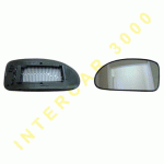 GLASS FOR DOOR MIRROR LEFT WITH HEATER (SQUARE BASE) FORD FOCUS 98-04 