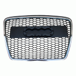 GRILL PLASTIC CHROME BLACK (RS LOOK ) AUDI A6 08-11