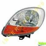 ФАР ЛЯВ ЕЛЕКТРИЧЕСКИ С ЖЪЛТ МИГАЧ VALEO RENAULT KANGOO 03-08 