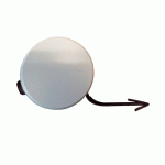 COVER FOR TOW HOOK IN FRONT BUMPER PRIMED FORD FIESTA 13-17