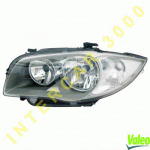 HEAD LAMP LEFT ELECTRICAL VALEO BMW 1 series E87 04-07 
