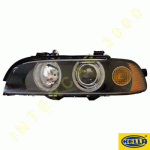 HEAD LAMP LEFT XENON WITH YELLOW INDICATOR HELLA 00- BMW 5 series E39 96-03 