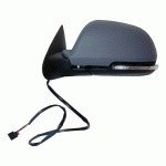 DOOR MIRROR LEFT ELECTRICAL PRIMED WITH HEATER AND INDICATOR ASPHERICAL GLASS SKODA OCTAVIA 09-13