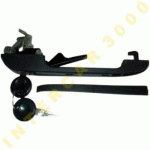 DOOR HANDLE FRONT LEFT OUTER BLACK VW GOLF 84-88 