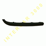 STRIP IN REAR BUMPER LEFT BLACK 04- OPEL CORSA C 00-06 