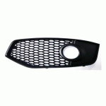 FRONT BUMPER GRILL PRIMED RIGHT WITH FOG LAMP HOLE S-3 AUDI A3 03-08