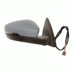 ОГЛЕДАЛО ЛЯВО ЕЛЕКТРИЧЕСКО ГРУНДИРАНО С НАГРЕВАТЕЛ И МИГАЧ SKODA OCTAVIA 13-17