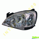 ФАР ЛЯВ ЕЛЕКТРИЧЕСКИ H7/H7 02- 04 VALEO OPEL COMBO 00-12 