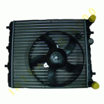 COOLING RADIATOR 1.0i(ARV)1.2i(AWY/BMD/BME)1.4i(AQW)1.4i 16V(BBY) WITH FAN WITHOUT A/C (NISS.64103) SKODA ROOMSTЕR 10-