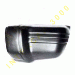 НАКРАЙНИК НА ПРЕДНА БРОНЯ ЛЯВ ЧЕРЕН С ДУПКИ MITSUBISHI PAJERO 92-98 