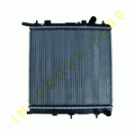COOLING RADIATOR 380x402x19 1.1/1.4 8V/1.6 16V +/- A/C PEUGEOT 1007 05- 