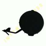 COVER FOR TOW HOOK IN REAR BUMPER BLACK PRIMED PEUGEOT 207 06-12