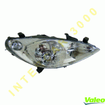 HEAD LAMP RIGHT WITH FOG LAMP -05 VALEO PEUGEOT 307 01-08